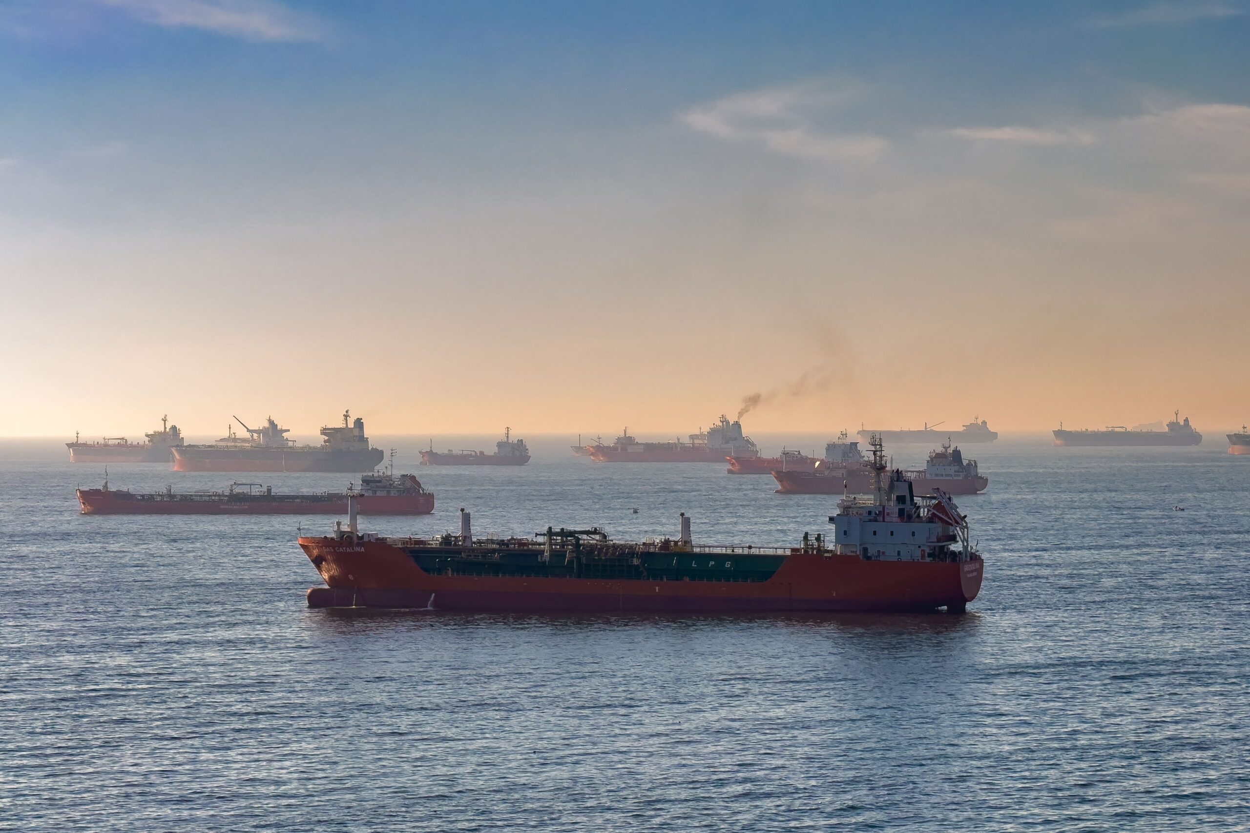 An international logistics system for tracking goods from production to warehouse to shipping to sale
