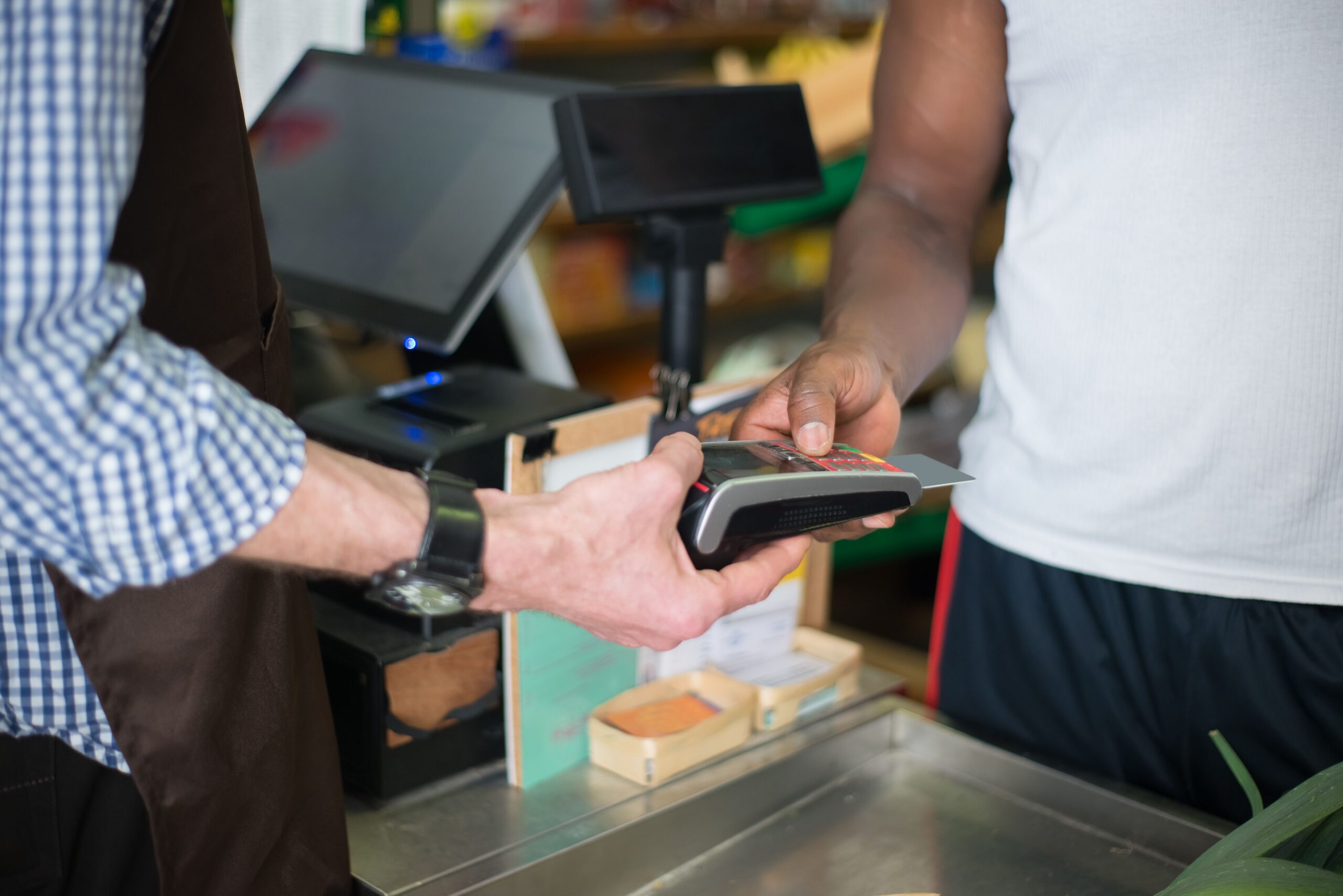 A tablet-based customer point of sale site for pop-up beauty stores in the UK